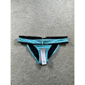 PilyQ Swimwear Women's Dreamy Blue Small Nylon Bikini Bottom